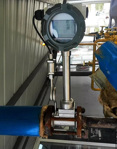 氟利昂管道流量計(jì)現(xiàn)場安裝使用圖